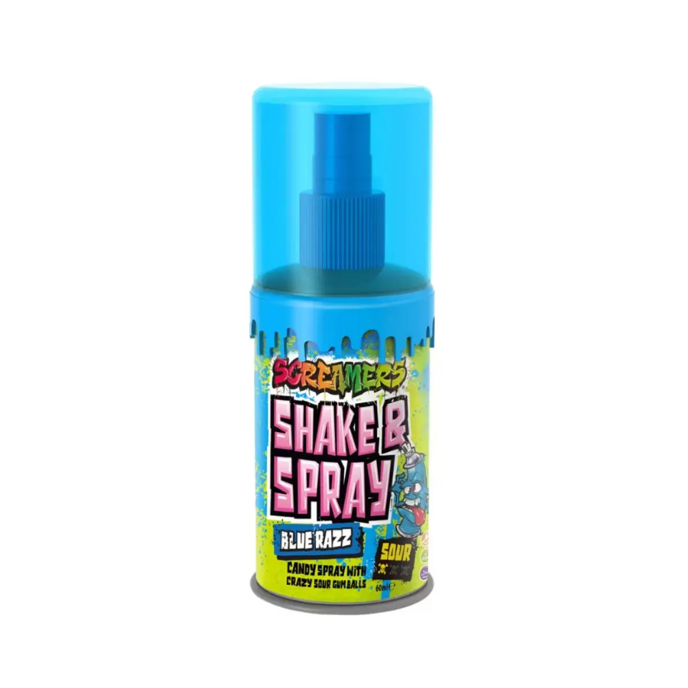 SCREAMERS SHAKE & SPRAY BLUE 60ML