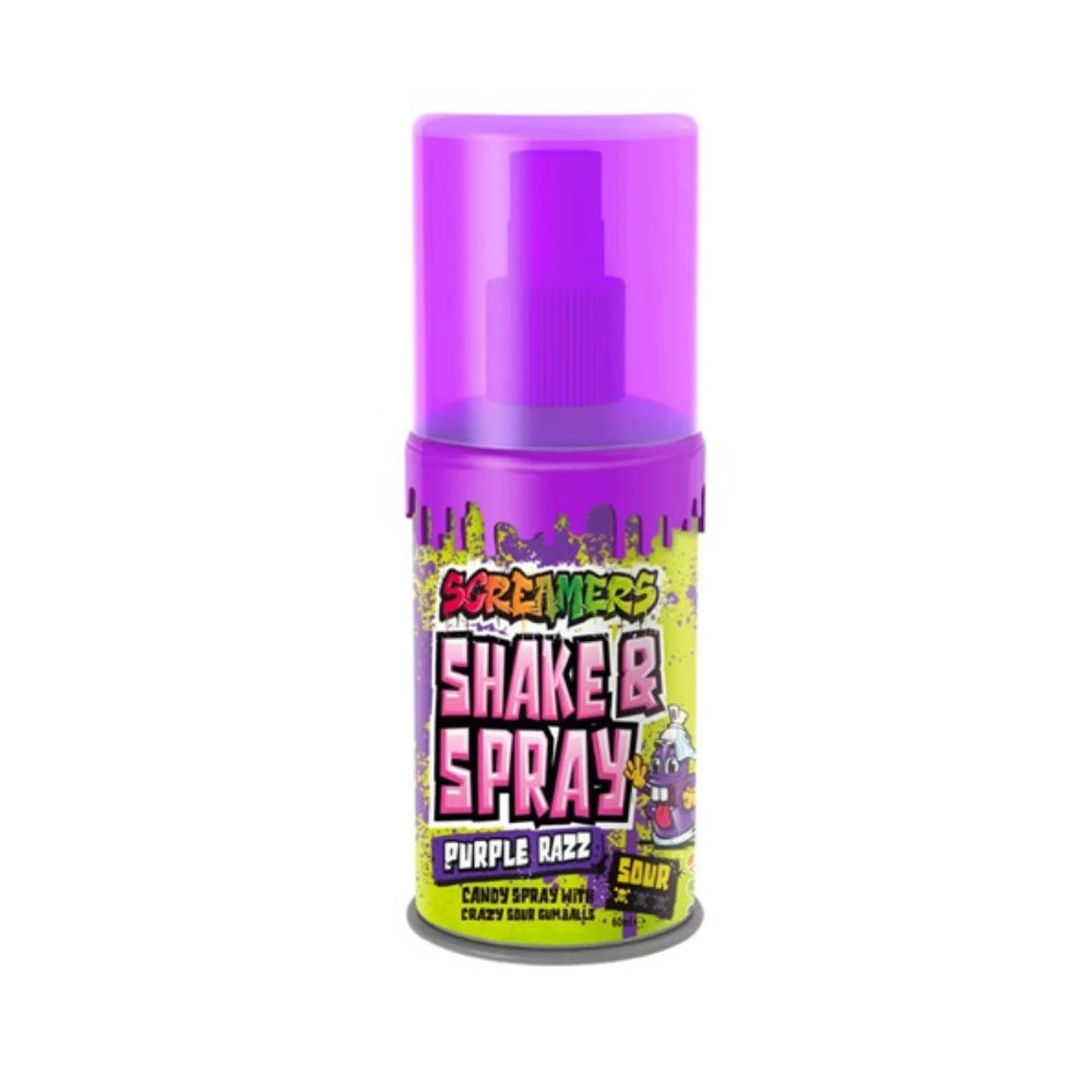 SCREAMERS SHAKE & SPRAY PURPLE 60ML
