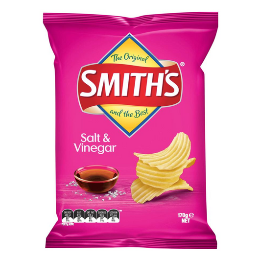 SMITHS CRINKLE SALT & VINEGAR 170G
