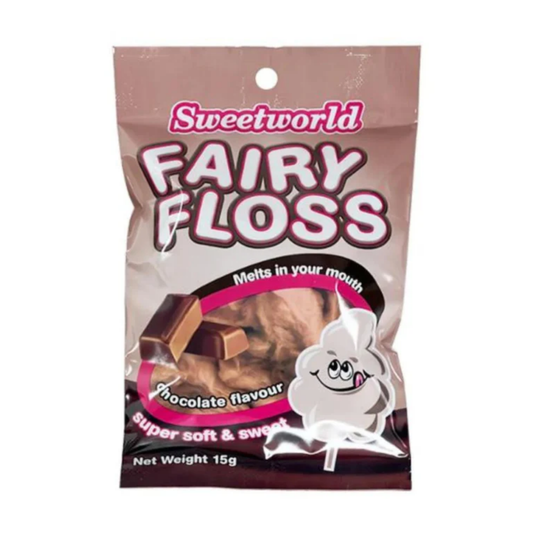SWEETWORLD FAIRY FLOSS CHOC 15G