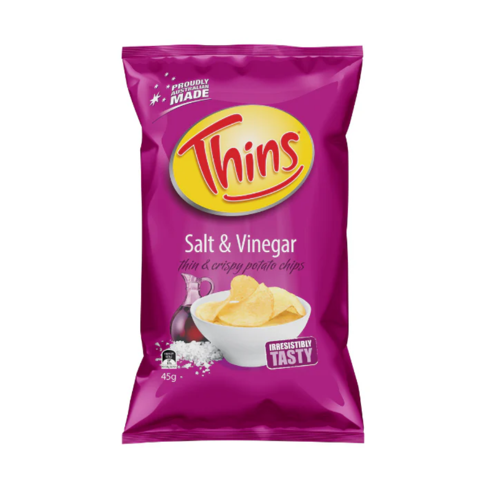 THINS SALT & VINEGAR 45G