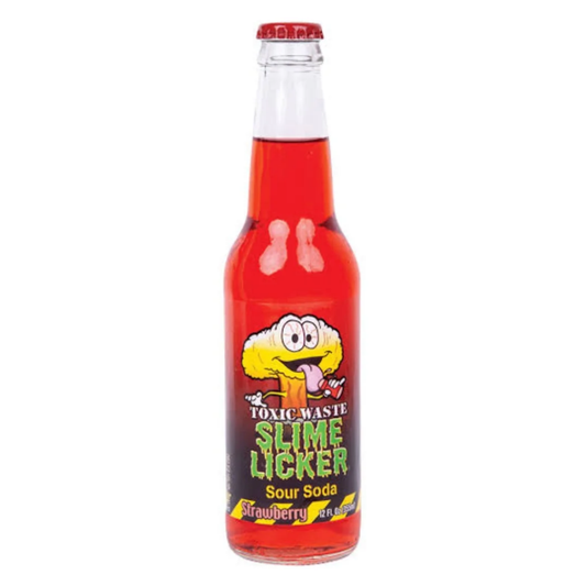 TOXIC WASTE SLIME LICKER STRAWBERRY SOUR SODA 355ML