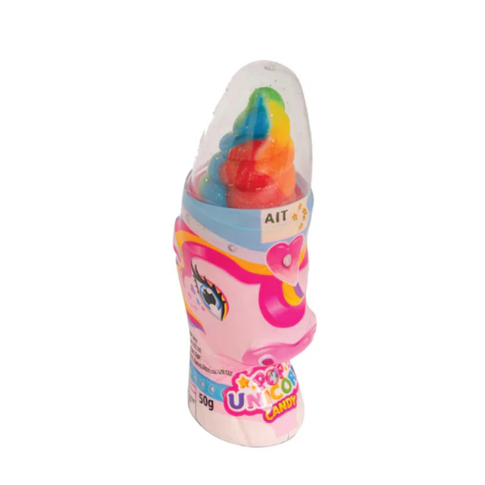 UNICORN CANDY TOY ON STAND 50G