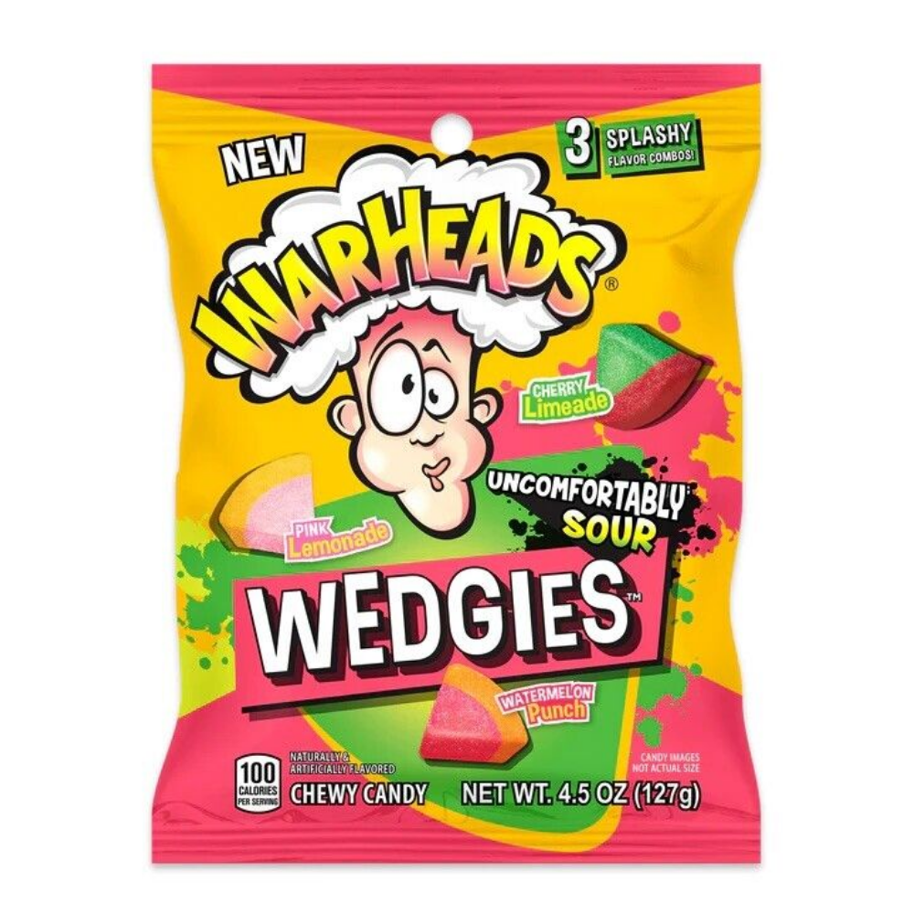 WARHEADS WEDGIES BAG 127.6G