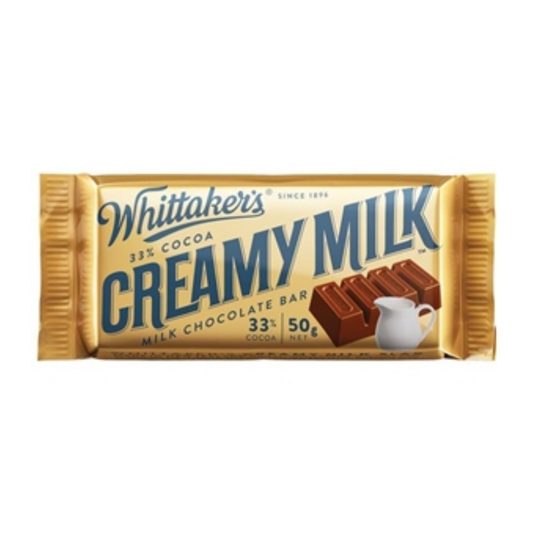 WHITTAKER'S BAR CREAMY MILK 50G