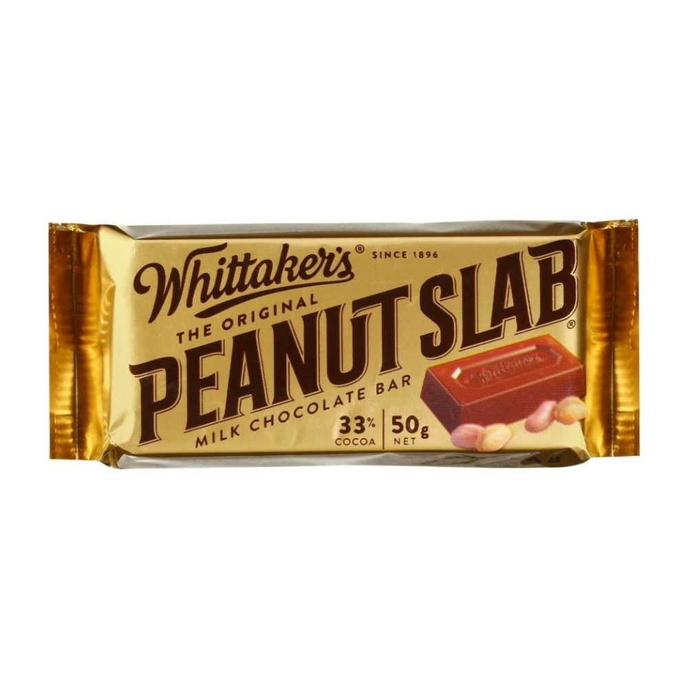 WHITTAKER'S BAR PEANUT SLAB 50G