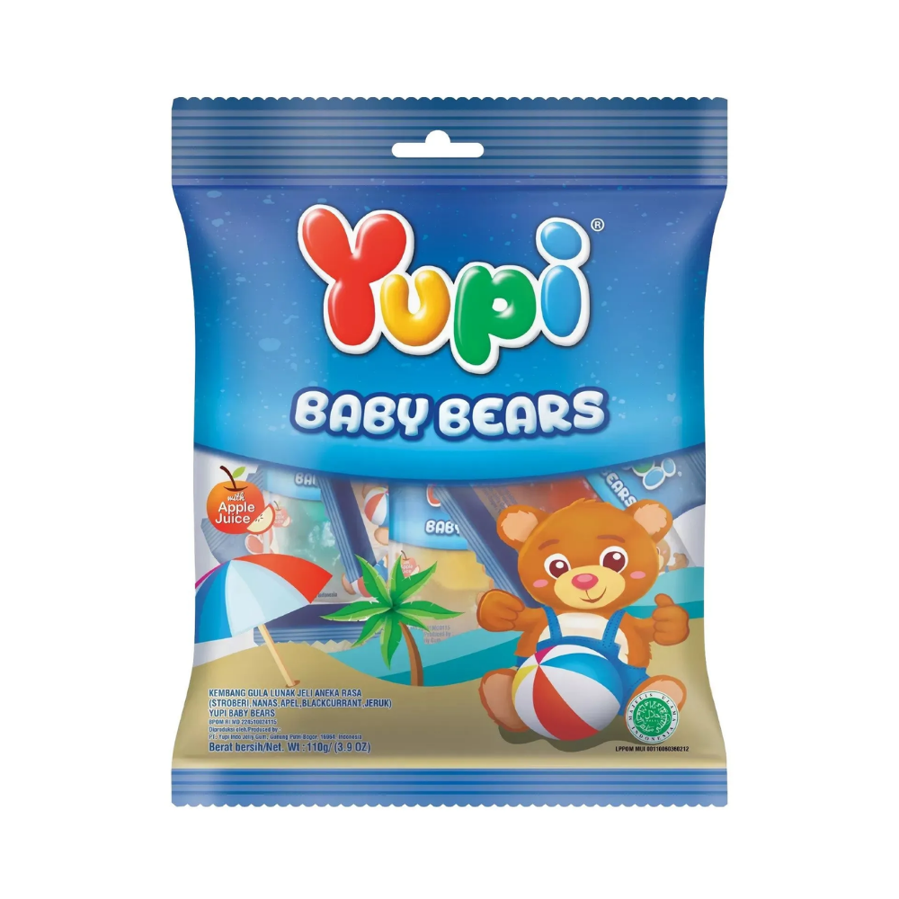 YUPI BABY BEARS BAG 120G