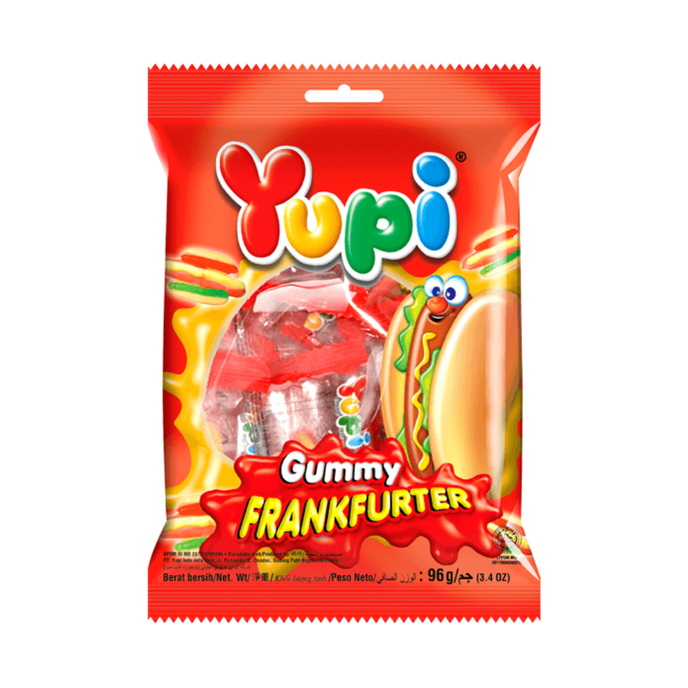 YUPI HOT DOG FRANKFURTER BAG 96G