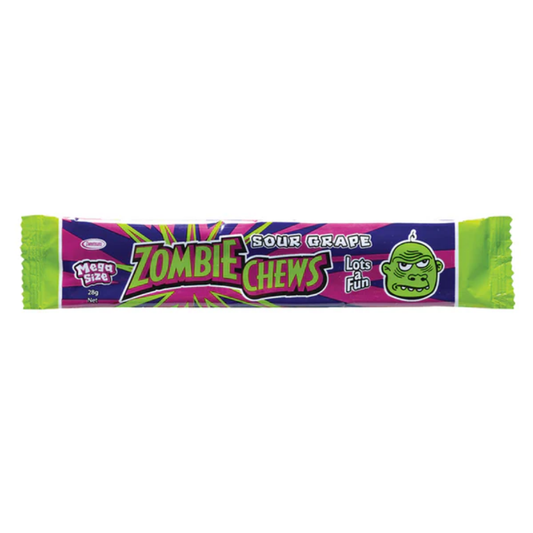 ZOMBIE CHEWS GRAPE 28G