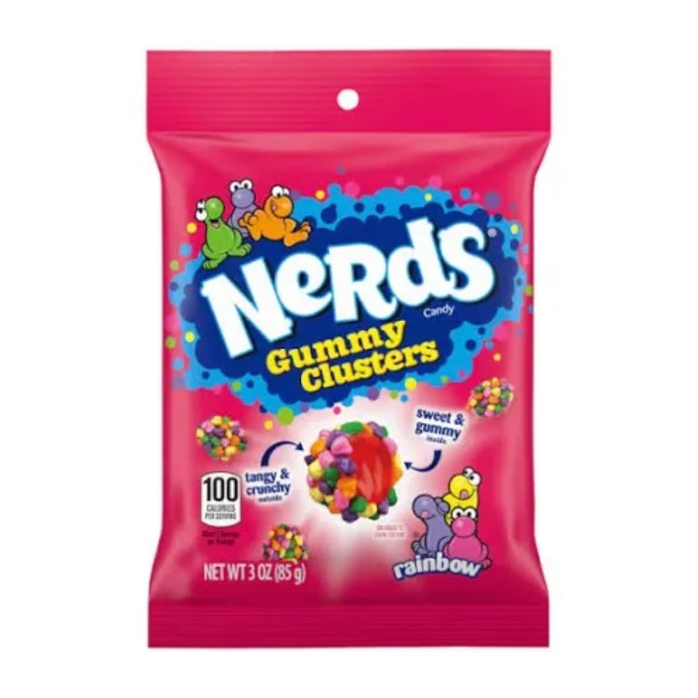 NERDS GUMMY CLUSTERS RAINBOW BAG 85G