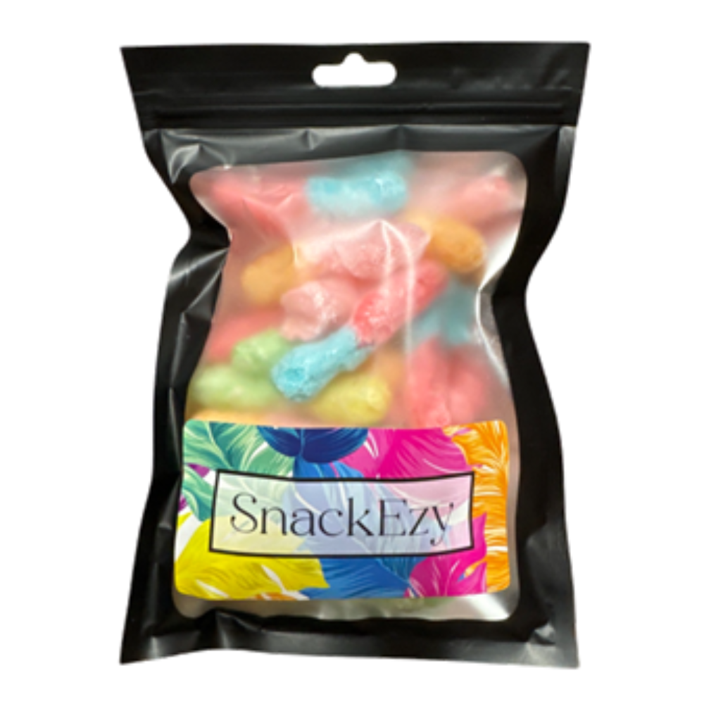 FREEZE DRIED SOUR WORMS